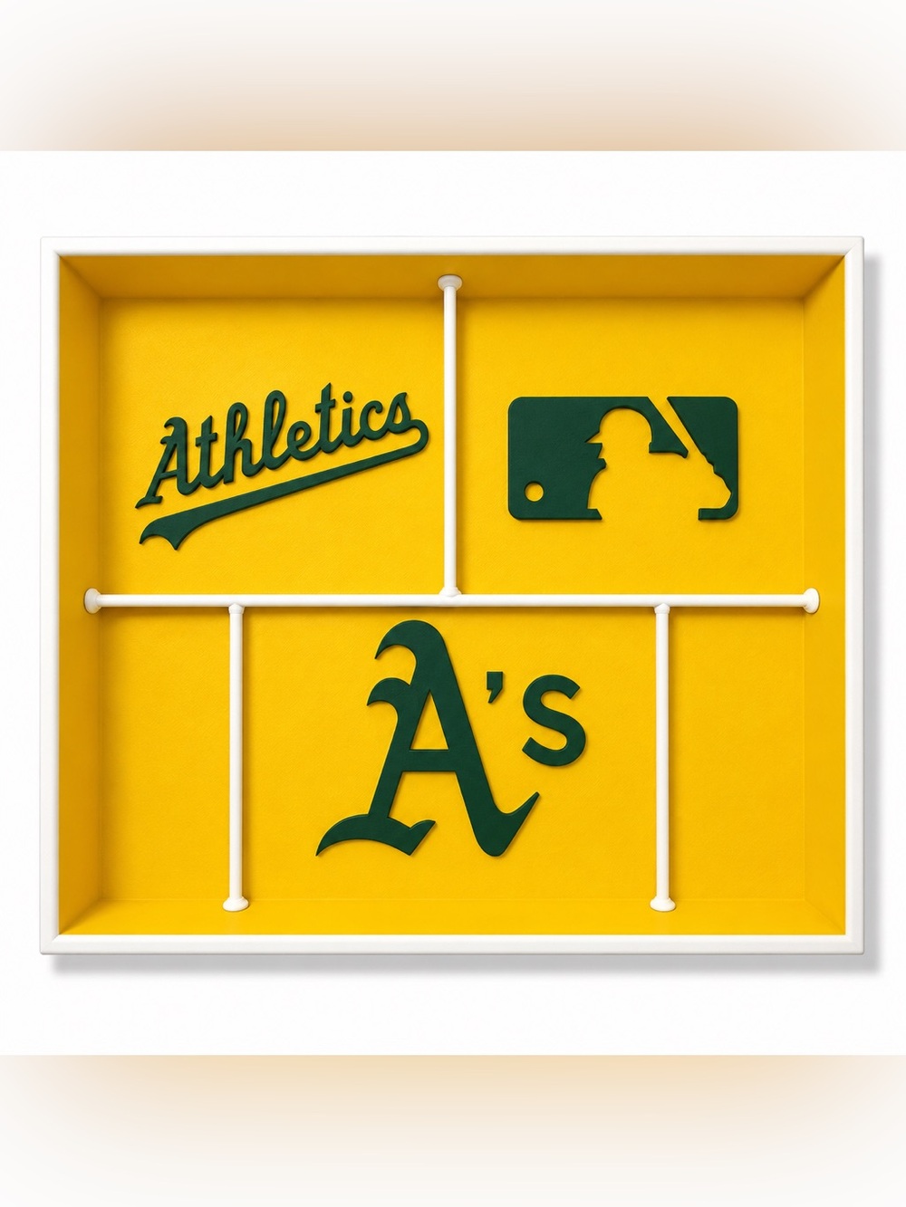 Las Vegas Athletics MLB Pocket Dump Tray - For Keys, Wallet, Money, Etc